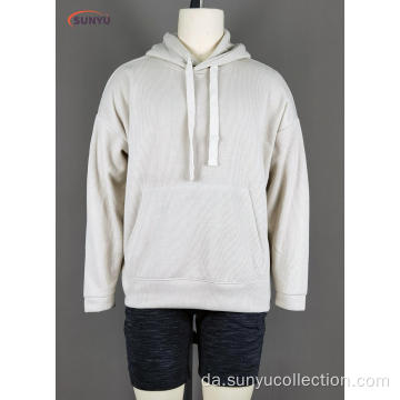 Mænds Waffle Double Face Sweatshirt med Hood